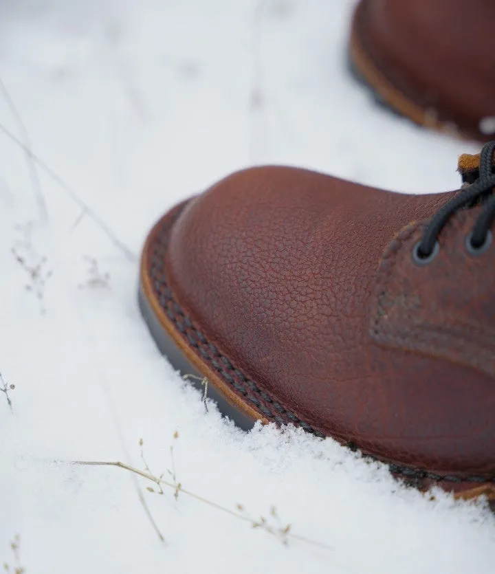 2025 Men's Handmade Bison Leather Boots