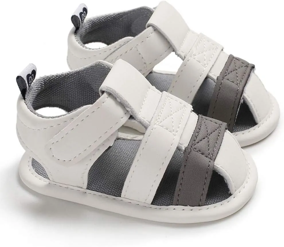 6 Toddler Splicing Boy Prewalker Shoes Soft Sandals Sole Single Baby Infant Baby Shoes Size 1 Boys Tennis Shoes