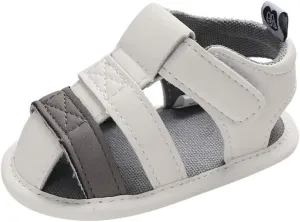 6 Toddler Splicing Boy Prewalker Shoes Soft Sandals Sole Single Baby Infant Baby Shoes Size 1 Boys Tennis Shoes