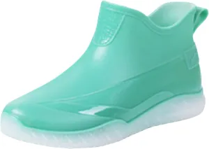 AMDBEL Rain Boots for Women Waterproof Wide Feet, Womens Rain Boots Mid Calf Rubber Waterproof Lightweight Non Slip Comfortable Garden Boots Outdoor Work Boots