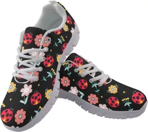 AmzPrint Women Indoor Cycling Shoes Bike Shoes Argyle Print Colorful Running Shoes for Women Comfortable Sneakers