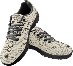 AmzPrint Women Indoor Cycling Shoes Bike Shoes Argyle Print Colorful Running Shoes for Women Comfortable Sneakers