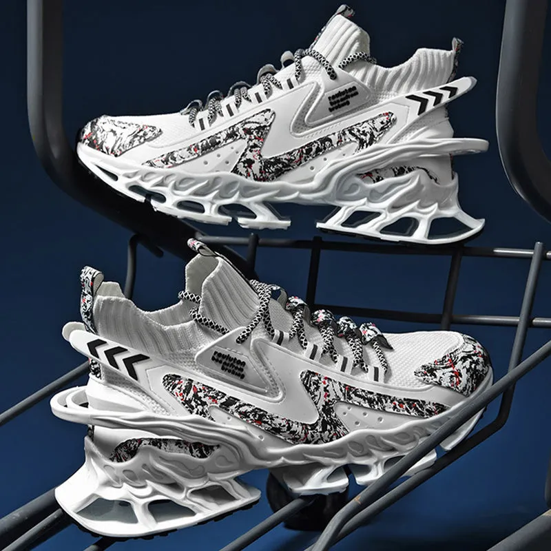 Aule Print Patchwork Sneakers