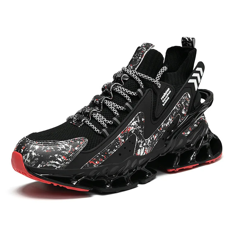 Aule Print Patchwork Sneakers