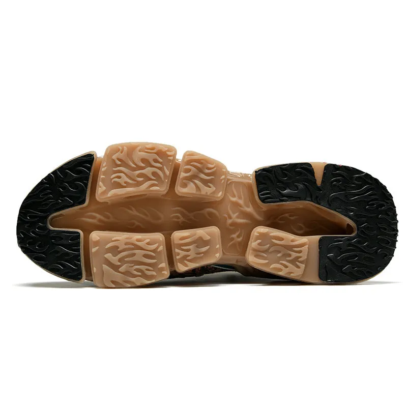 Aule Print Patchwork Sneakers