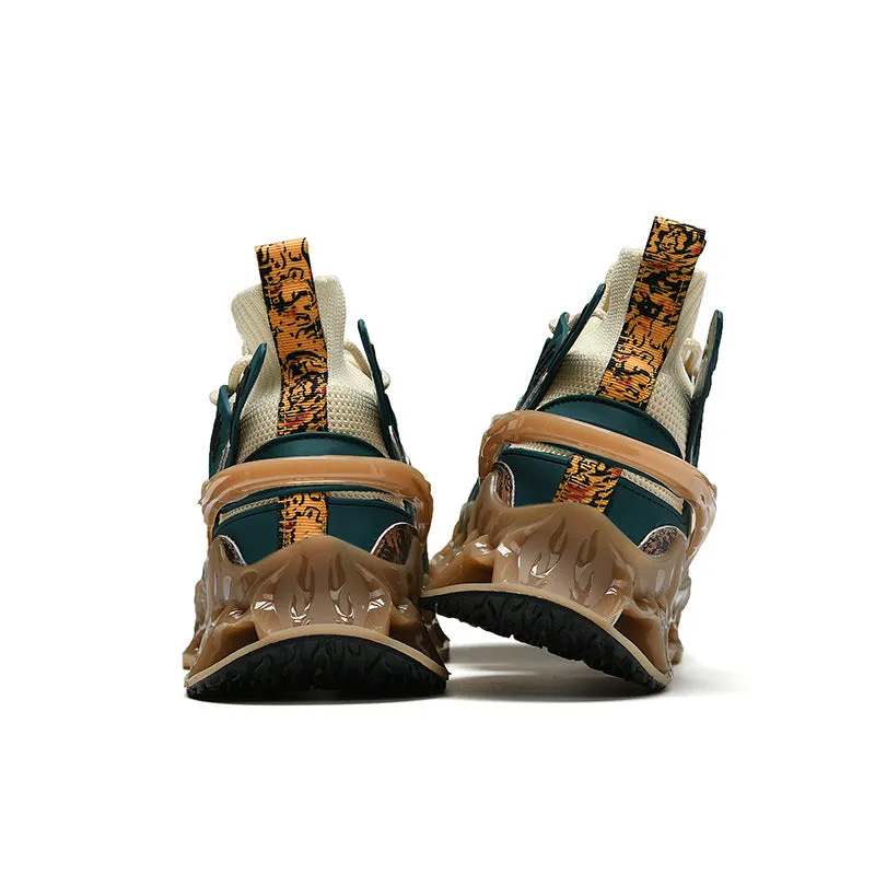 Aule Print Patchwork Sneakers