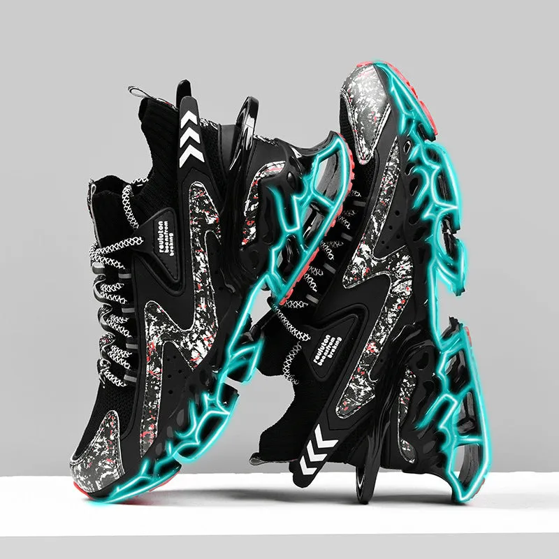 Aule Print Patchwork Sneakers