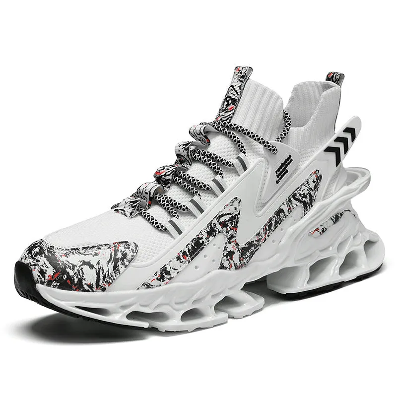 Aule Print Patchwork Sneakers