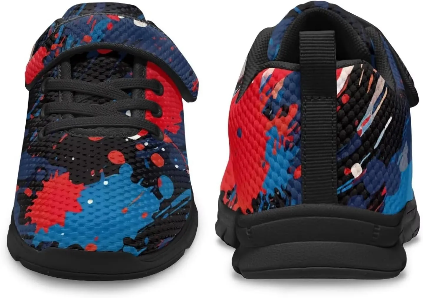 Boy's Single Buckle Sneakers,Teen Girl Anti-Skid Spring Walking Shoes Wear Resistant Sneakers for Jogging Cycling