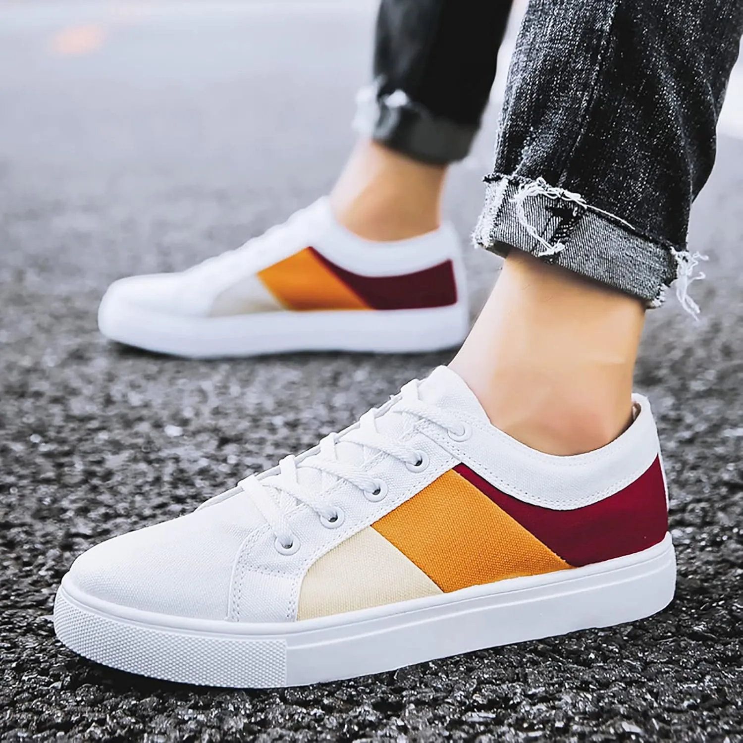 Breathable Diabetic Shoes for Men Comfortable Lightweight Casual Walking Shoe Hook and Loop Orthopedic Sneakers