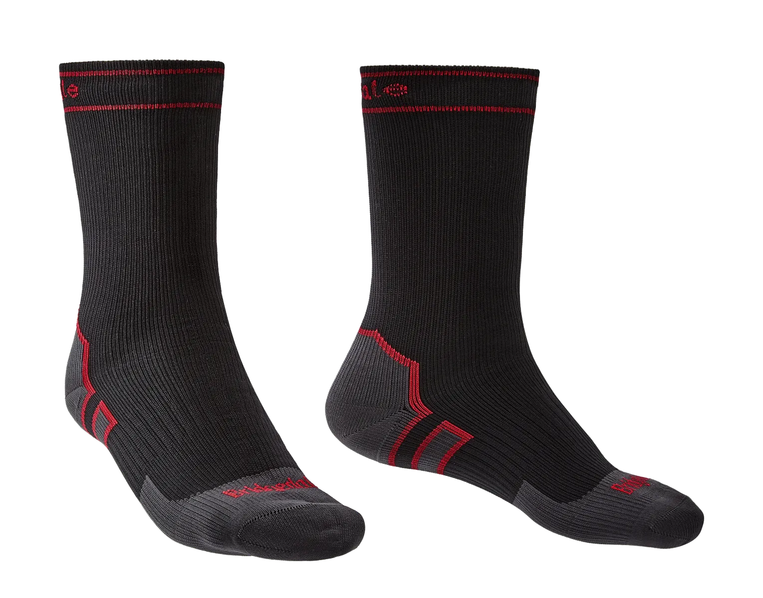 Bridgedale Stormsock Heavyweight Waterproof Boot Sock-Black