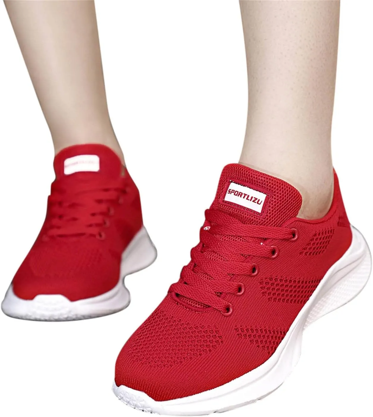 Casual Cycling Shoes Women Fashion Summer Women Sneakers Mesh Breathable Lightweight Flat Neon Sneakers Women