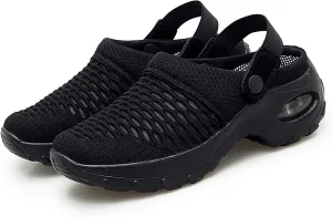 Cathalem Sandals Women Comfortable, Women's Orthopedic Clogs with Air Cushion Support to Reduce Back and Knee Pressure
