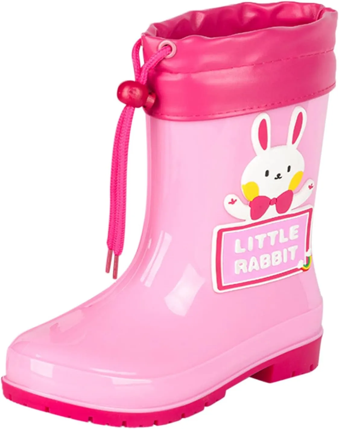 Children Cute Cartoon Fashion And Non Slip Rain Boots With Flecce Rain Boots Soft Bottom Fashion Rain Kids Talk Boots