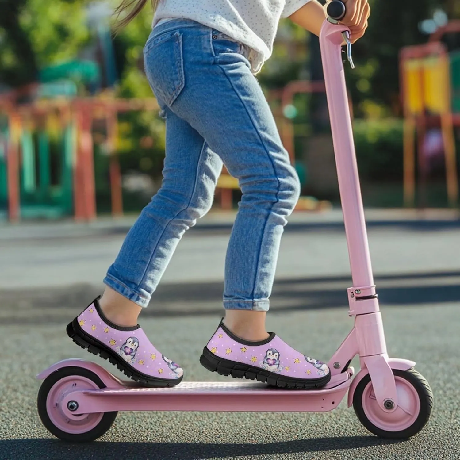 Children's Casual Sneakers,Spring Summer Slip On Flats Sports Shoes for School,Comfortable Hiking Cycling Shoes