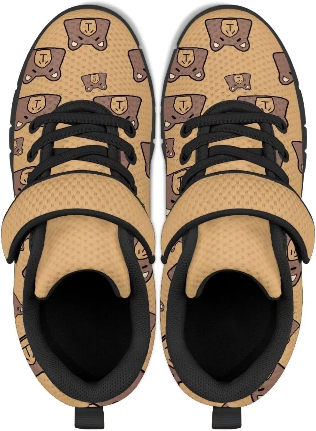 Children's Single Buckle Sneakers,Lightweight Fashion Tennis Shoes Anti-Skid Mesh Sneakers for Jogging Cycling