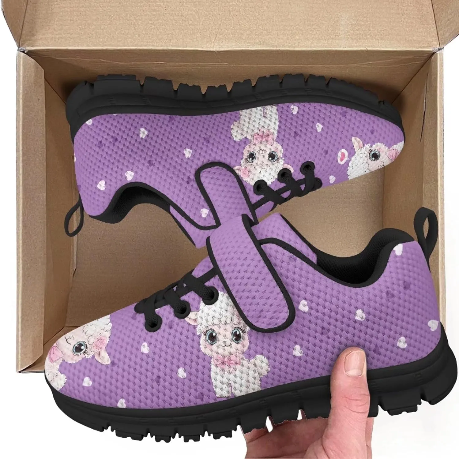 Children's Single Buckle Sneakers,Lightweight Fashion Tennis Shoes Anti-Skid Mesh Sneakers for Jogging Cycling