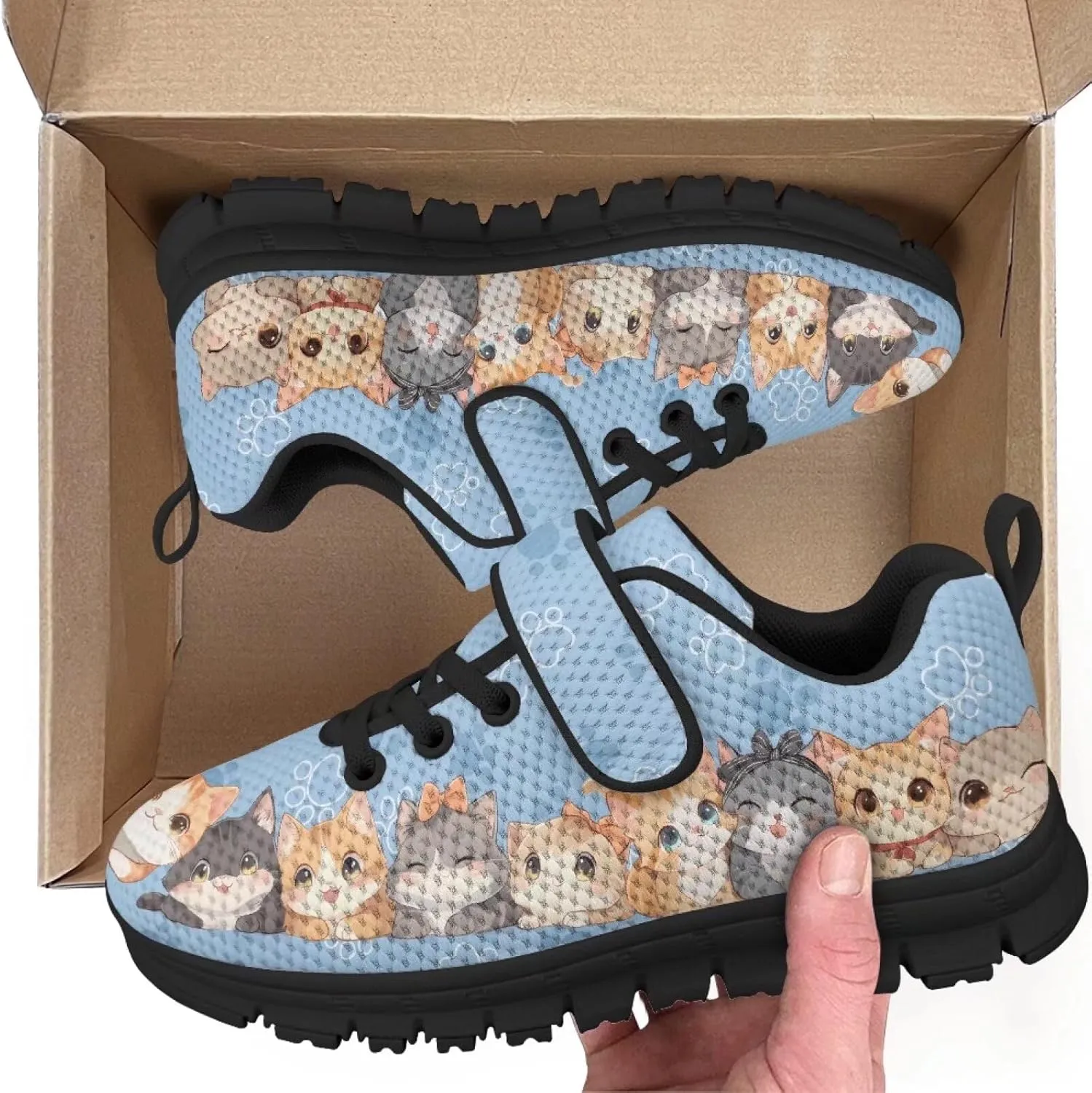 Children's Single Buckle Sneakers,Lightweight Fashion Tennis Shoes Anti-Skid Mesh Sneakers for Jogging Cycling