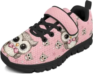 Children's Single Buckle Sneakers,Lightweight Fashion Tennis Shoes Anti-Skid Mesh Sneakers for Jogging Cycling