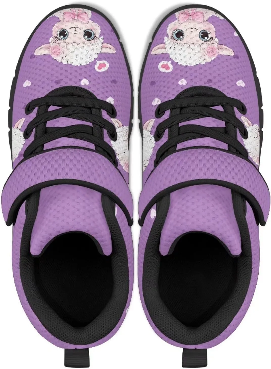 Children's Single Buckle Sneakers,Lightweight Fashion Tennis Shoes Anti-Skid Mesh Sneakers for Jogging Cycling