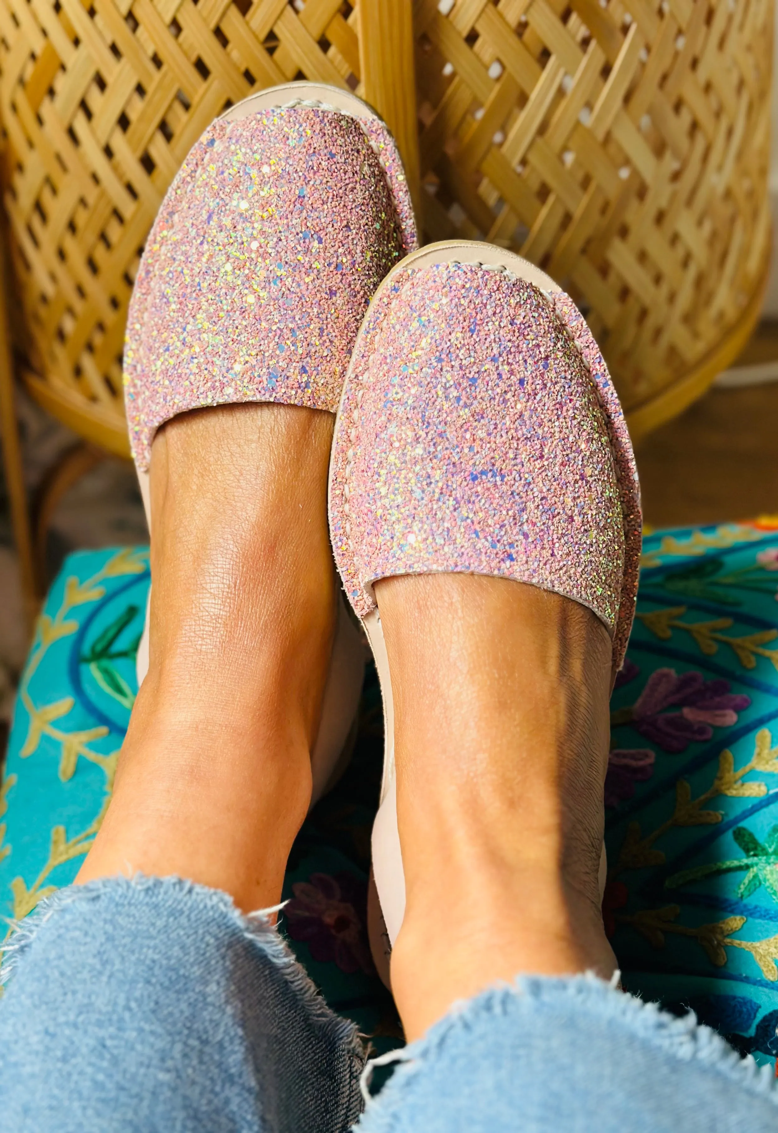 Cinderella Glitter Avarcas