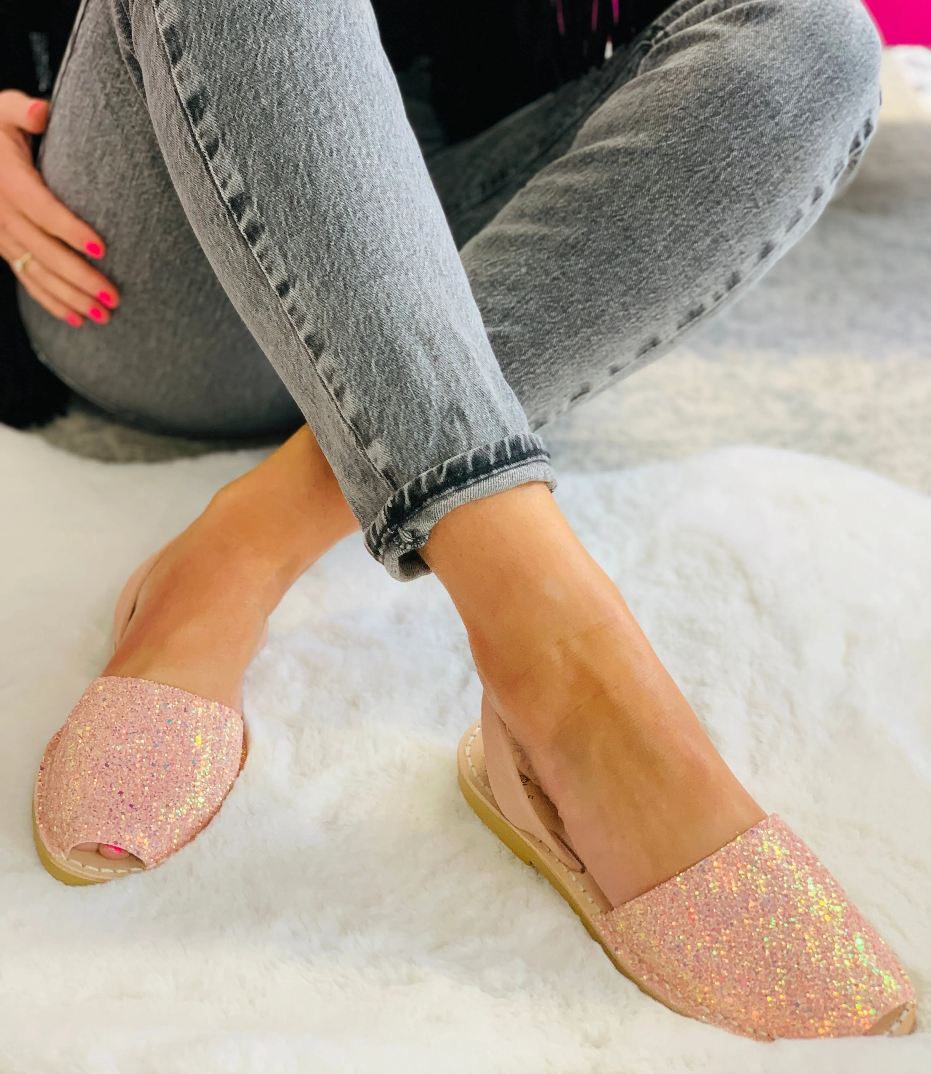 Cinderella Glitter Avarcas
