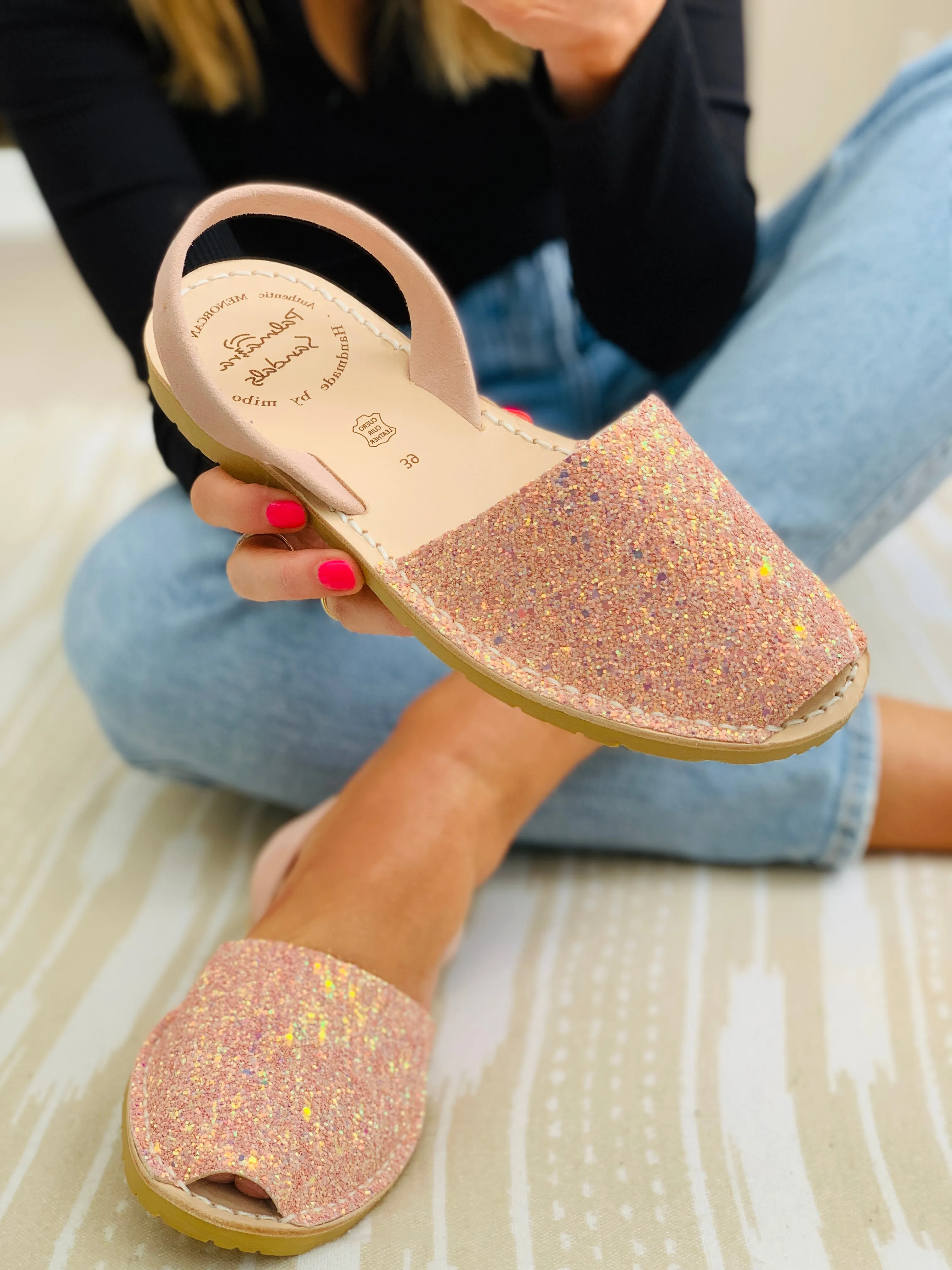 Cinderella Glitter Avarcas