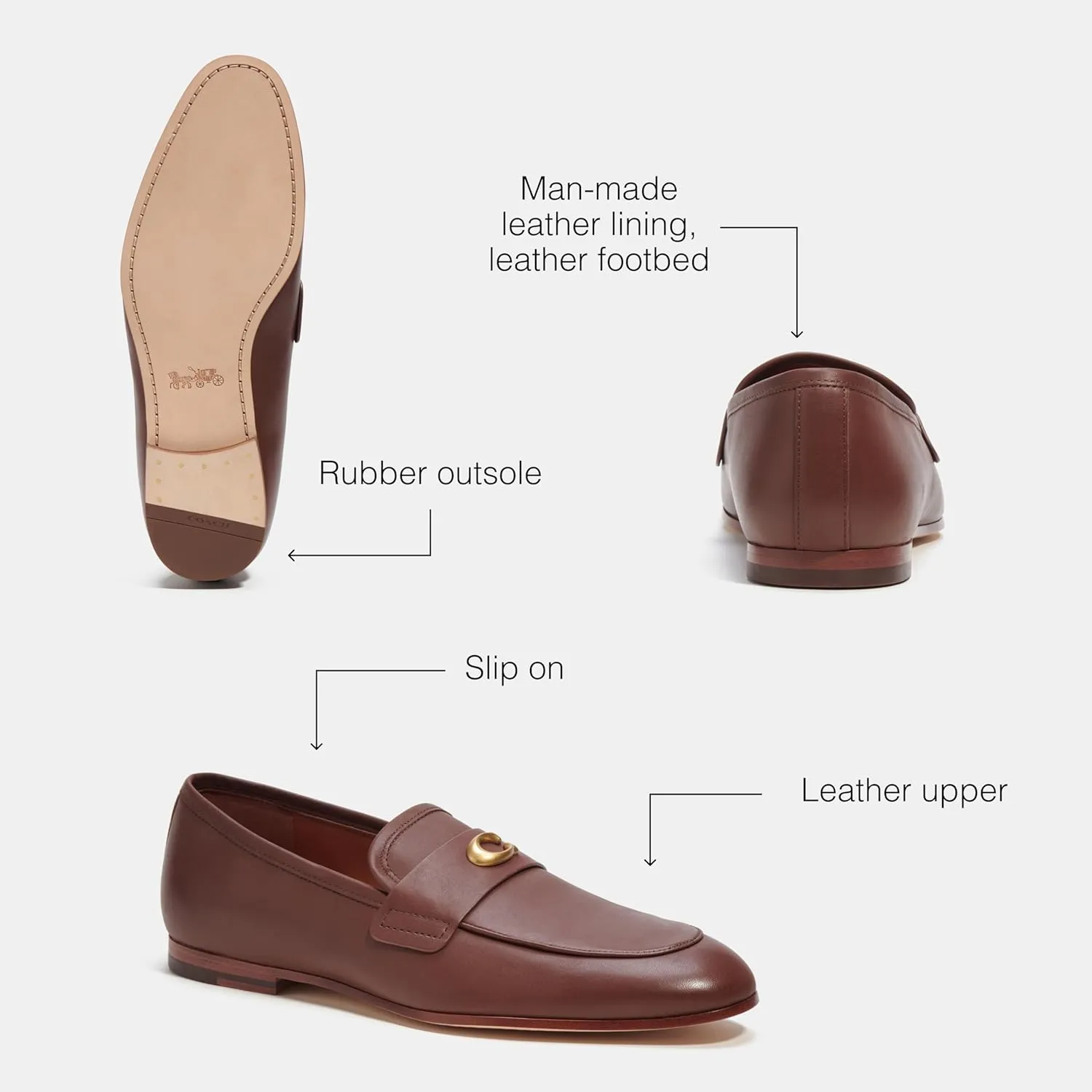 Coach Men's Tanner Sculpted Signature Loafer