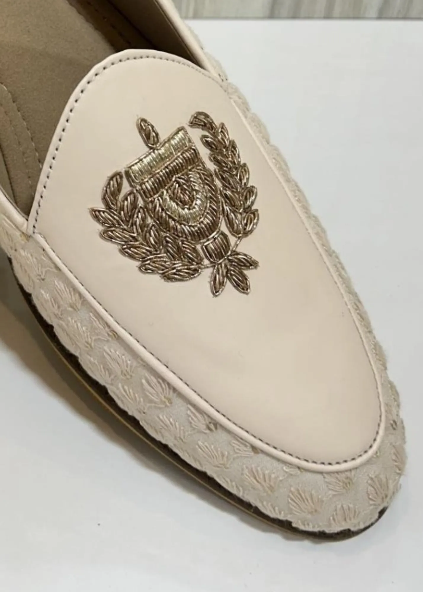 CREAM CHICKEN KARI SHOE FOR MEN
