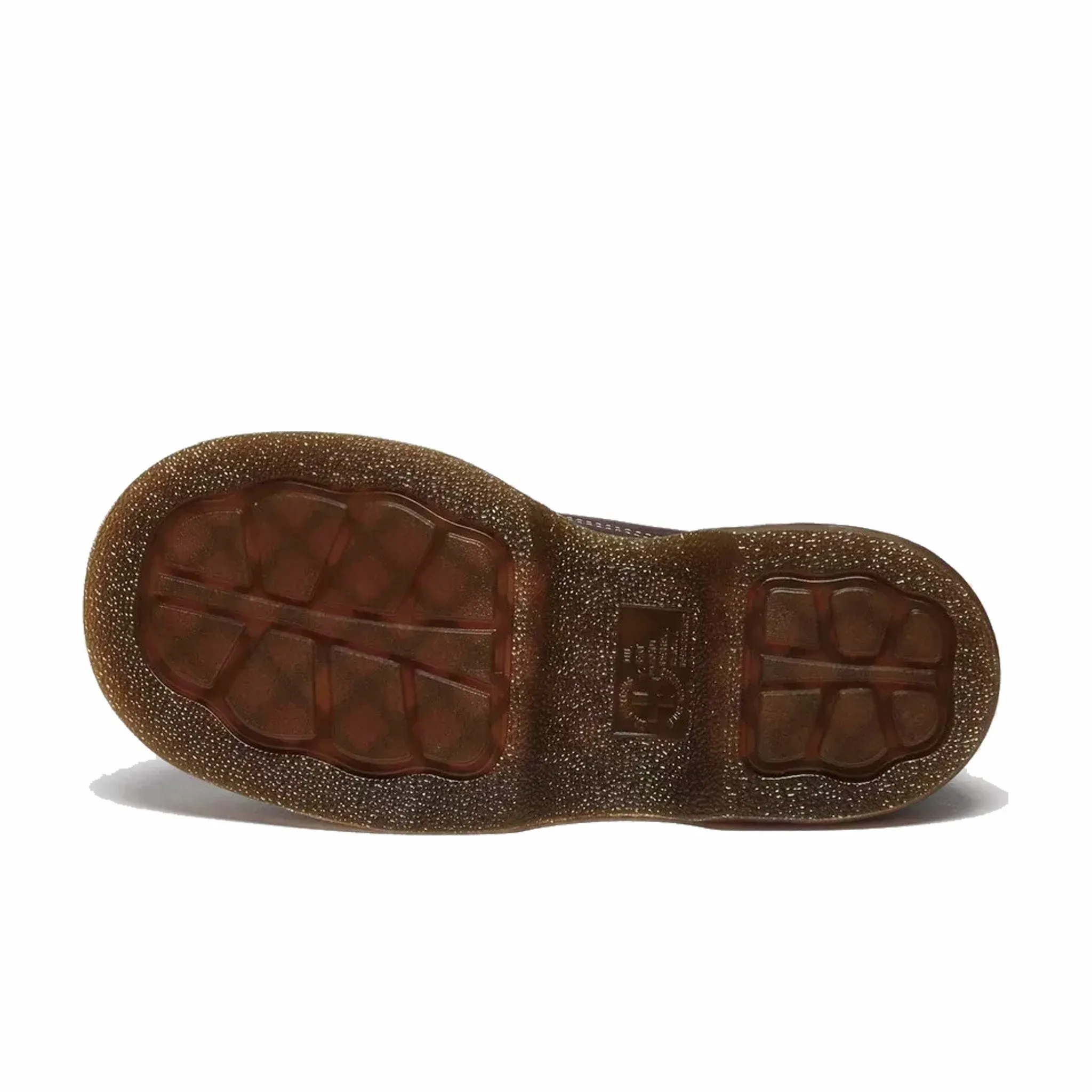 Dr. Martens Women's Buzz 5-Eye Grizzly Leather Shoes (Dark Brown)