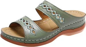 dressy sandals women Orthopedic Sandals for Women Arch Support Sandals Comfy Wedge Walking Slippers Anti-Slip Breathable Sandals