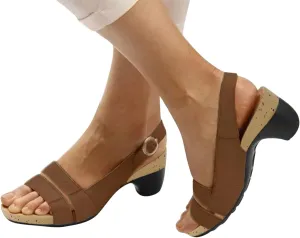 Eduavar Sandals for Women Casual Summer, Women's Ultra-Comfy Wedge Sandals Premium Orthopedic Open Toe Sandals