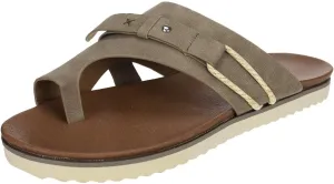 Eduavar Sandals Women Comfortable, Sandals Women Dressy Summer Flat Ring Toe Sandals Casual Beach Flip Flops Leather Sandals