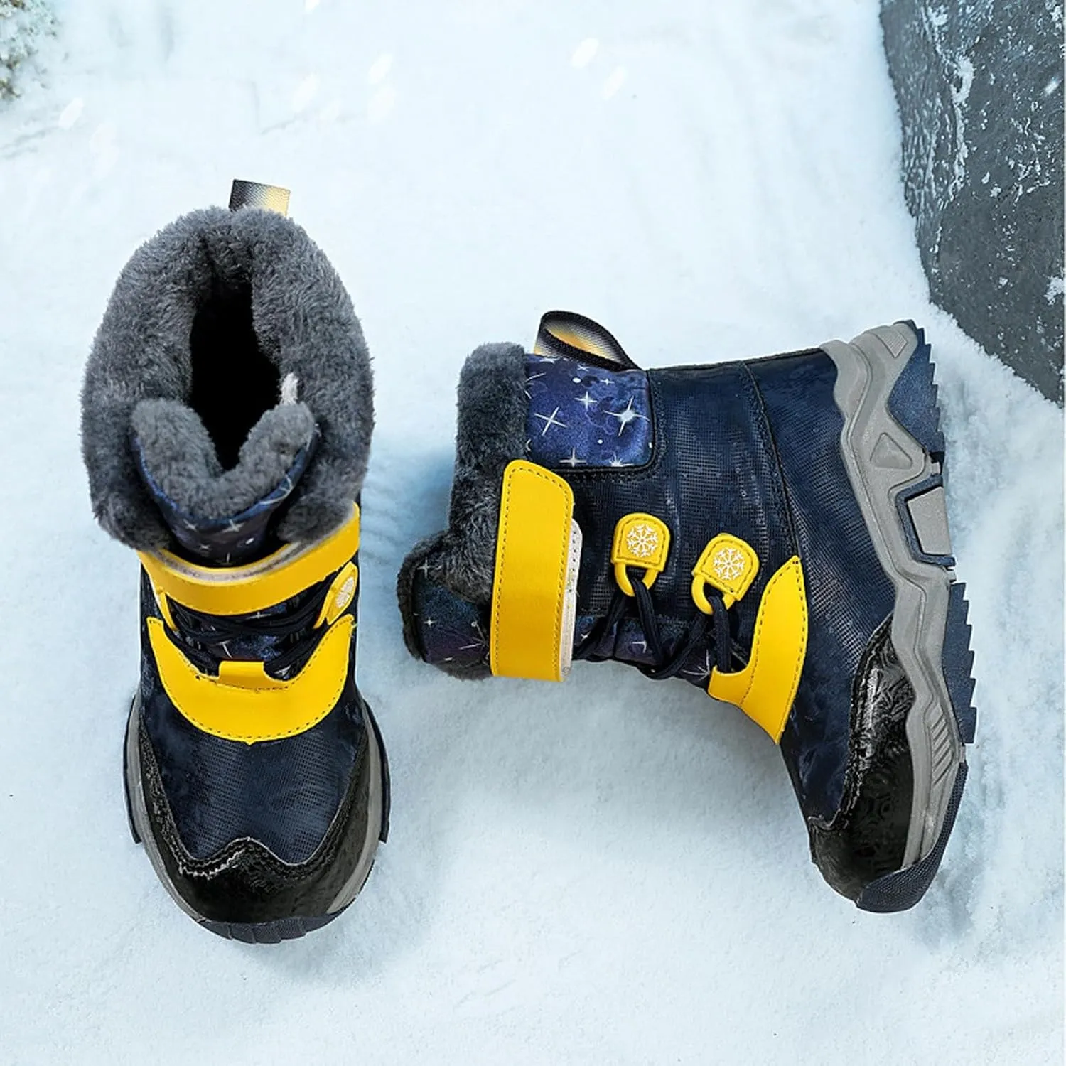 Fashion Big Kids Winter Water Proof Flat Keep Warm Snow Boots Comfortable Mid Boots Shoes Shoes Girls Shoeclub21 Boots