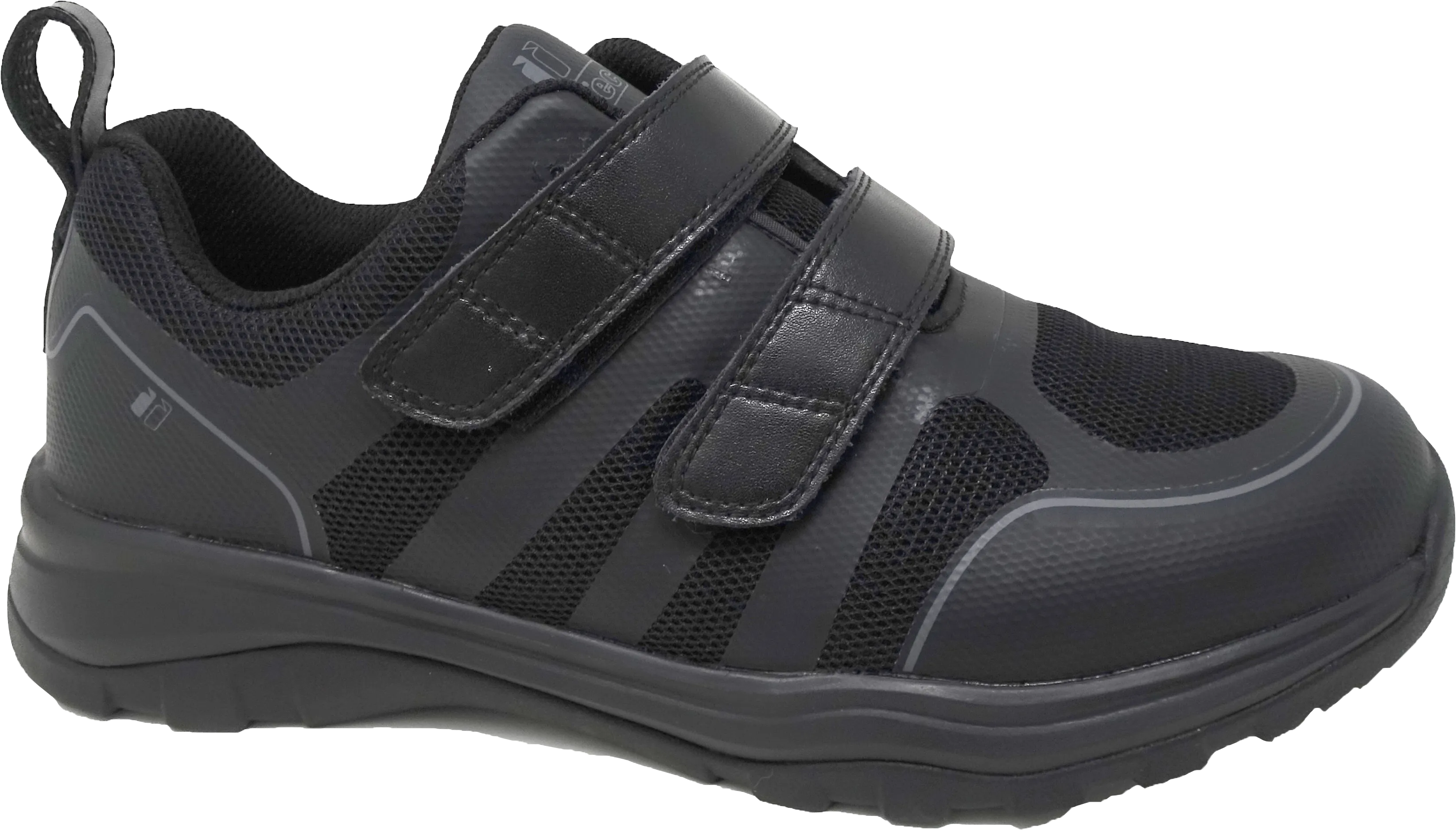 FITec  9731-1V Black - Men's Athletic walking Shoe with Laces