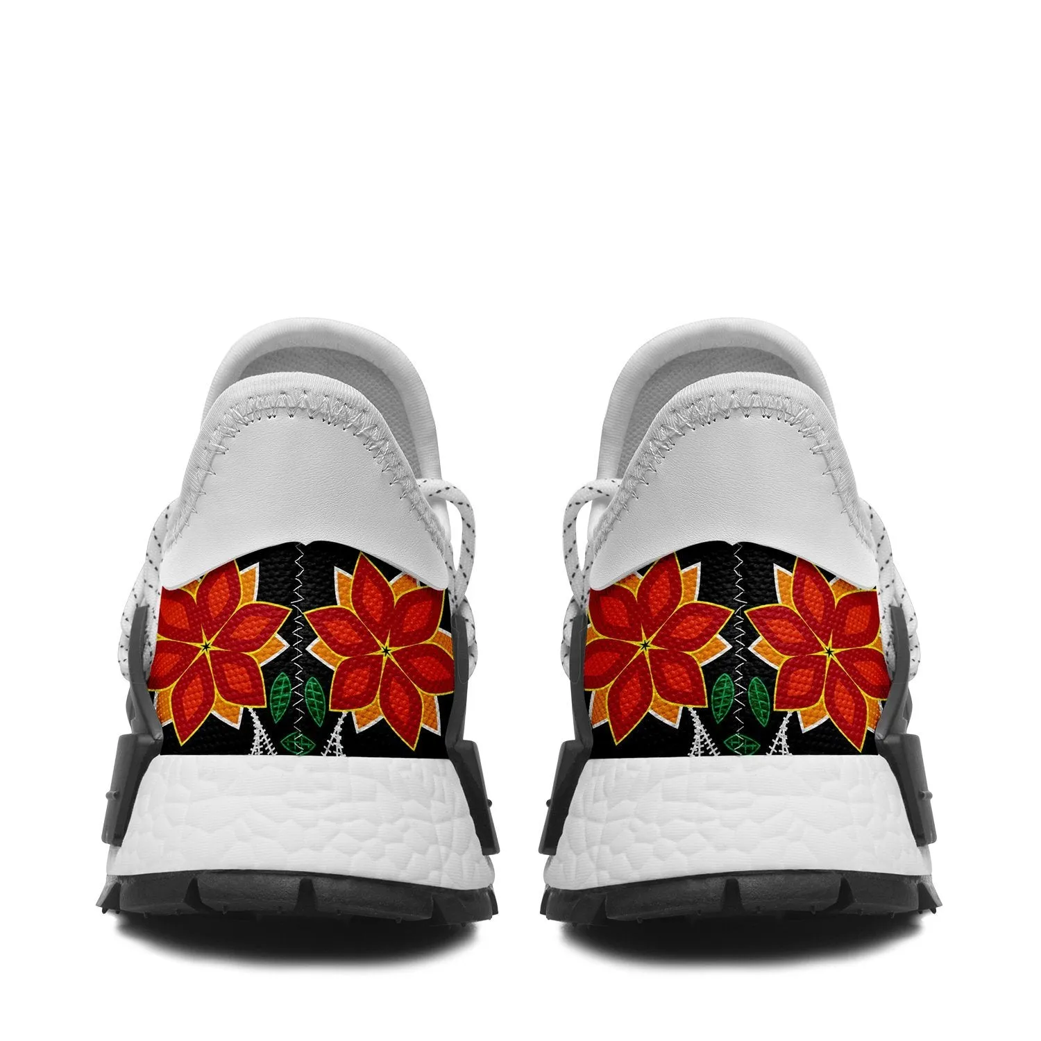 Floral Beadwork Six Bands Okaki Sneakers