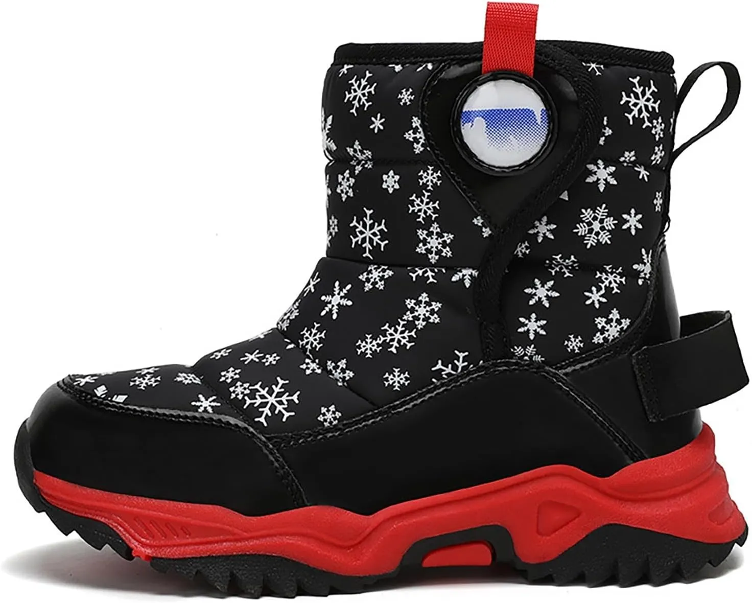 Girls Boys Snow Boots Outdoor Warm Comfortable Non Slip Mid Calf Padded Small Big Kids Winter Shoes Toddler Booties