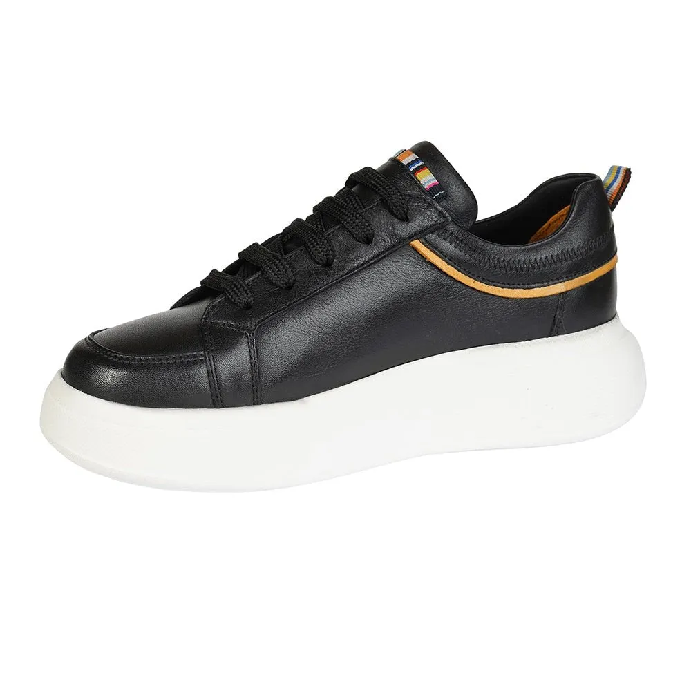 Greyder Women's Casual High Sneakers In Black