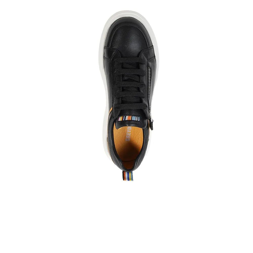 Greyder Women's Casual High Sneakers In Black