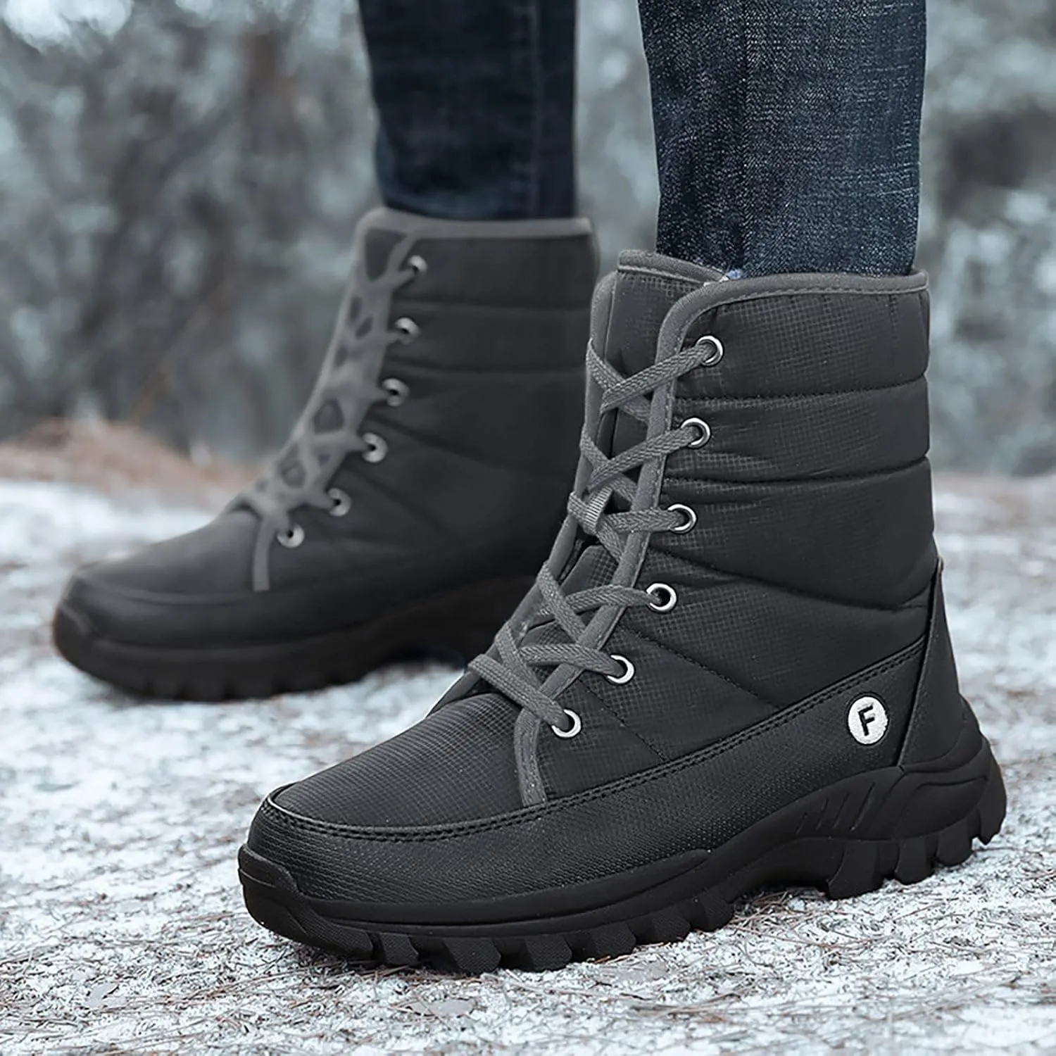 High Heel Winter Boots for Women Winter Boots for Men Womens Slip On Winter Boots Black Winter Boots High Heel Winter Boots for Women Today Only Prime of Day 2024