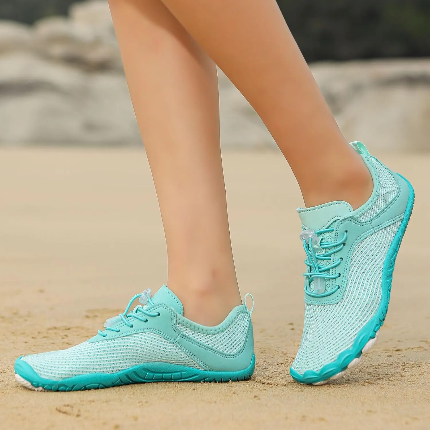 Hike Barefoot Shoes for Women Men Healthy & Non-Slip Barefoot Shoes with Wide Toe Box Lightweight Waterproof Athletic Sneakers Footwear Unisex