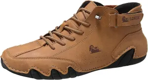 Hiking Shoes for Men Lightweight Driving Shoes Casual Non-Slip Walking Shoes Fashion Comfort Chukka Boots