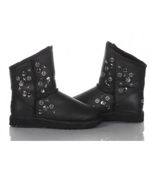 JIMMY CHOO SHORT BOOTS 5829 BLACK