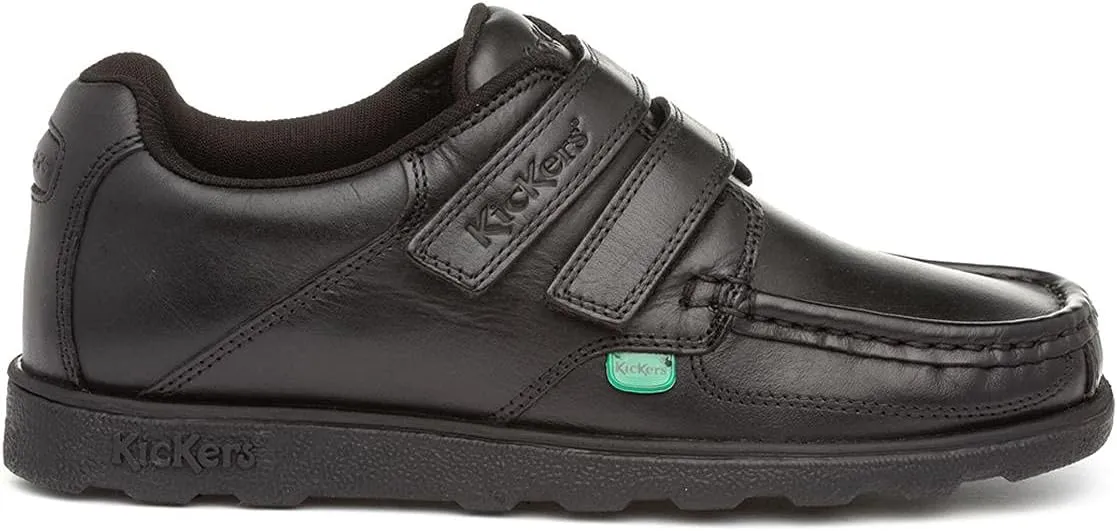Kickers Fragma Strap Boys Shoes Black