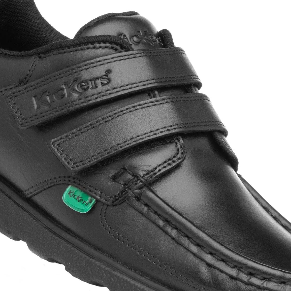 Kickers Fragma Strap Boys Shoes Black