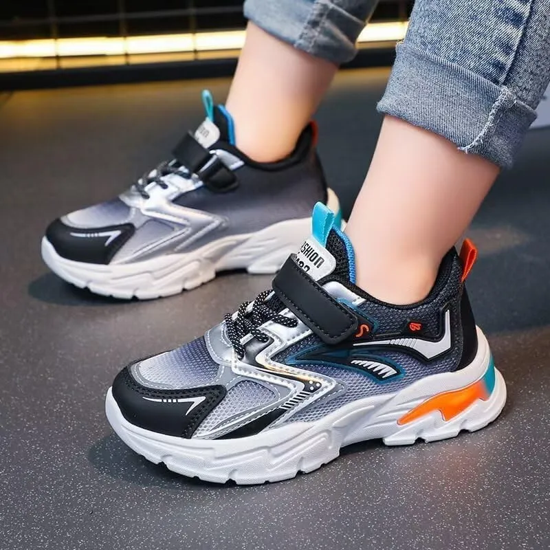 Kid Boys Girls Non Slip Fashion Sport Shoes for Running Walking Cycling Exercise School