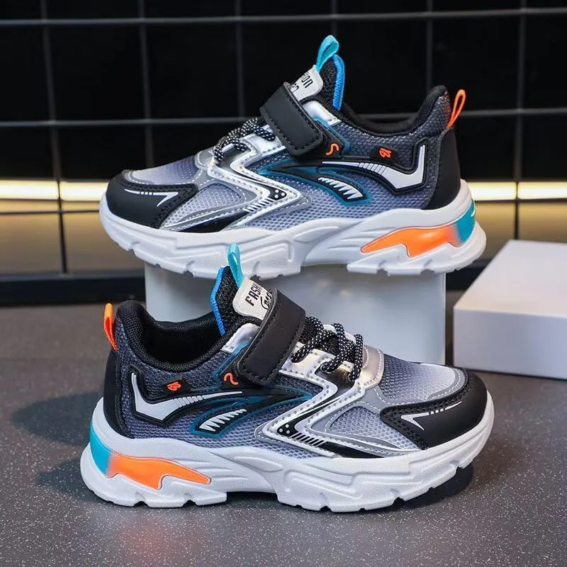 Kid Boys Girls Non Slip Fashion Sport Shoes for Running Walking Cycling Exercise School