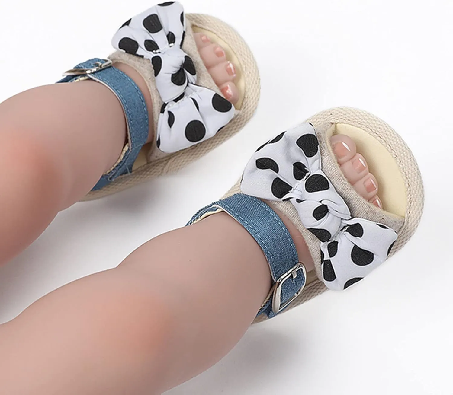 Kid Cute Slipper Infant Girls Open Toe Bowknot Shoes First Walkers Shoes Summer Toddler Baby Boy Christmas