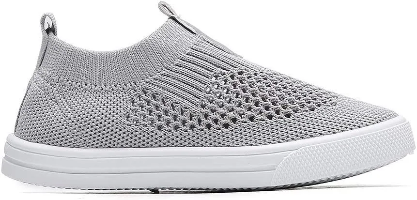 Kids Slip on Sneakers Breathable Flat Shoes for Running Walking Cycling(Toddler/Little Kid)