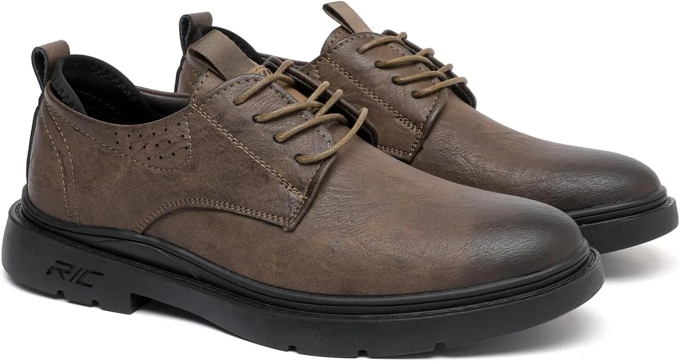 kkdom Mens Dress Shoes Classic Lace up Formal Oxford Business for Men